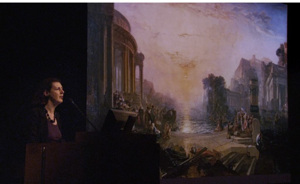 A lecture on a Turner painting in "National Gallery." Copyright 2014 Gallery Film LLC & Ideale Audience. Provided courtesy of Zipporah Films www.zipporah.com