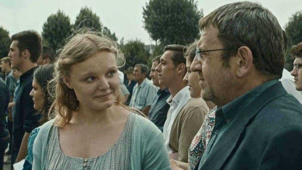 Father and daughter in Cristian Mungiu's film.
