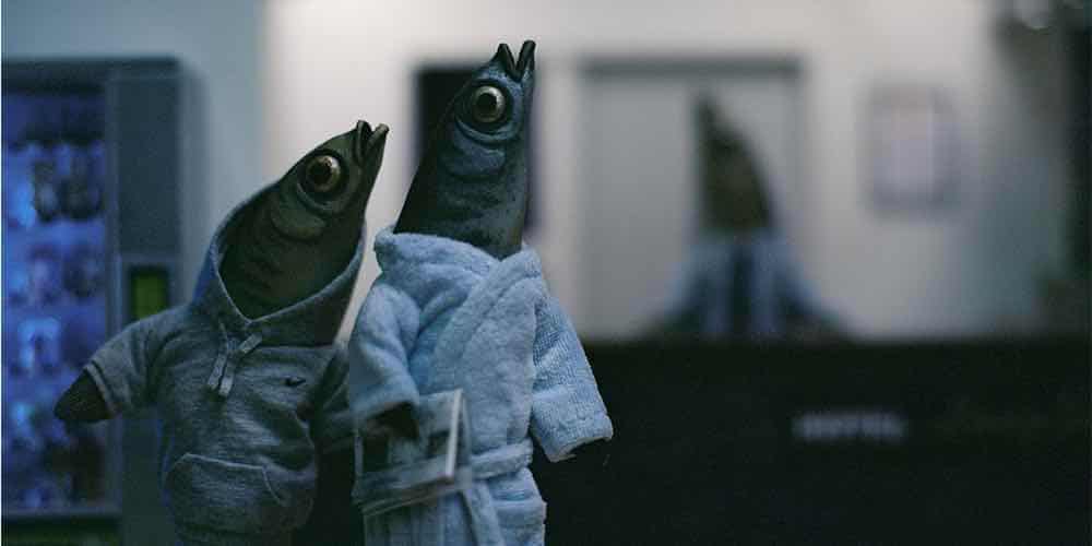 Still from the short stop-motion animated film The Burden directed by Niki Lindroth von Bahr