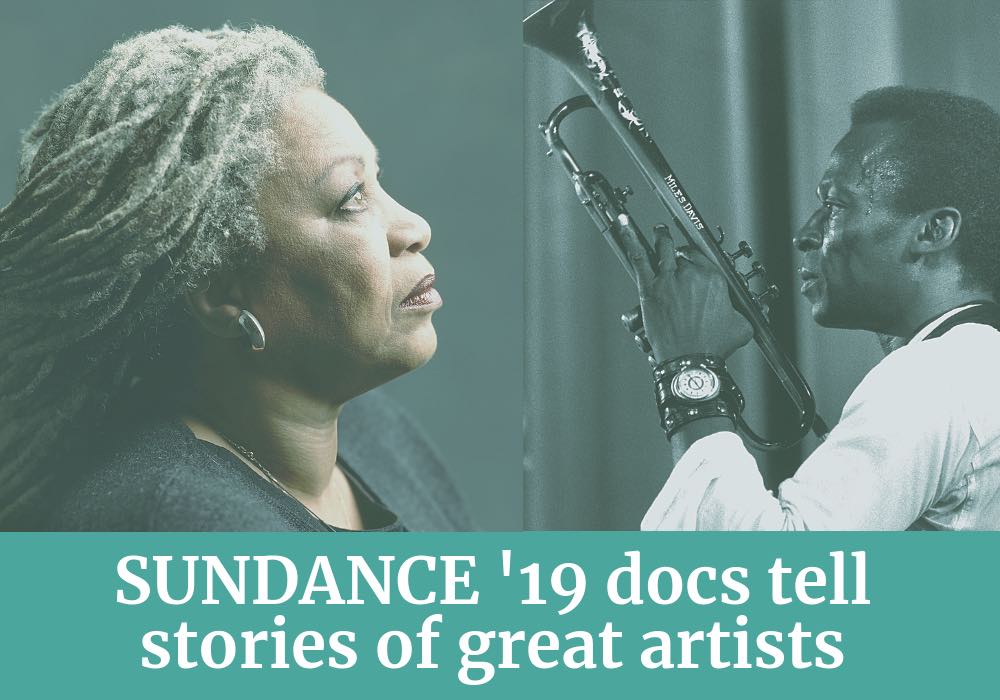 Toni Morrison and Miles Davis as featured in Sundance biography documentaries Toni Morrison: The Pieces I Am and Miles Davis: Birth of Cool (directed by Stanley Nelson).