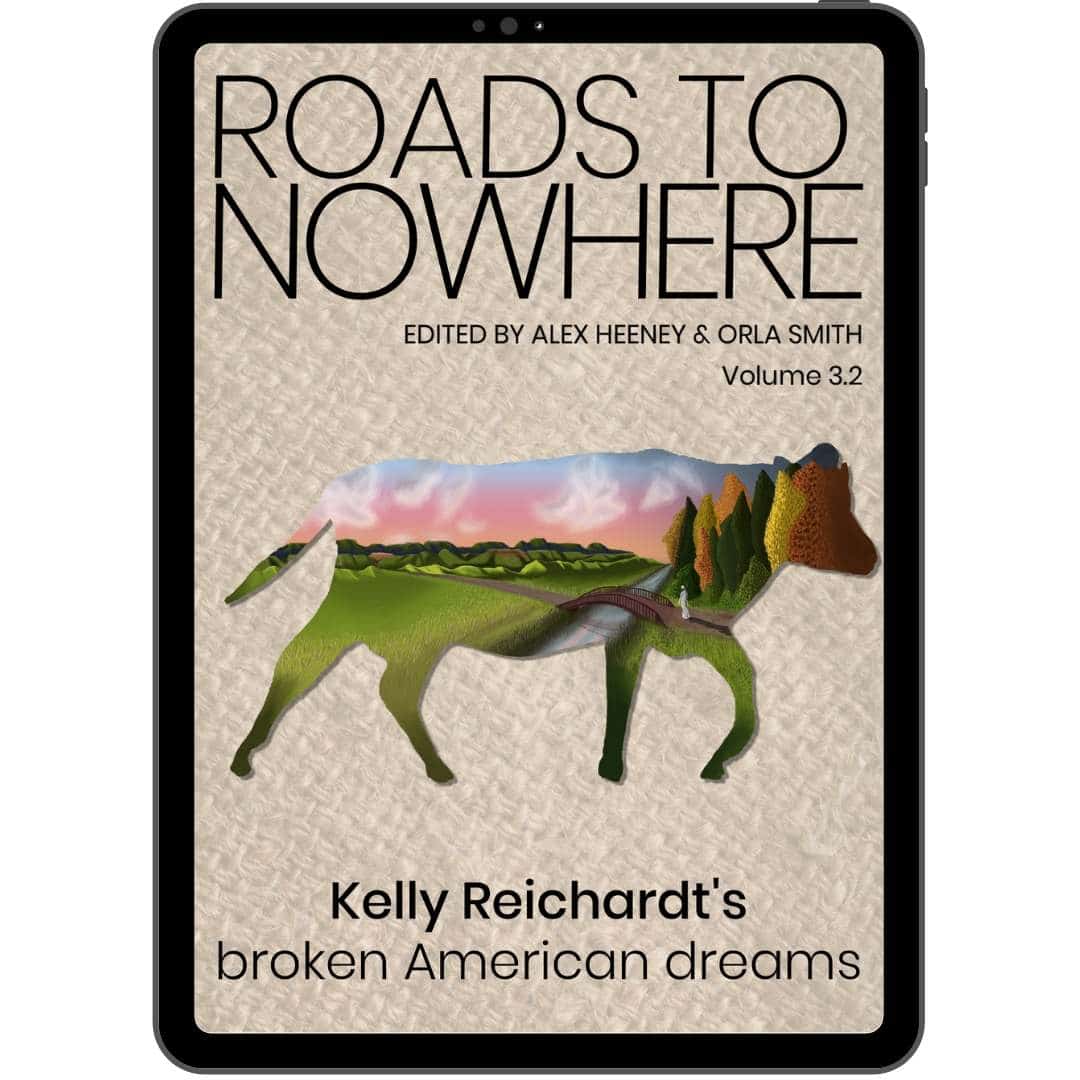 Roads to nowhere, an ebook on all the films of Kelly Reichardt leading up to Showing Up