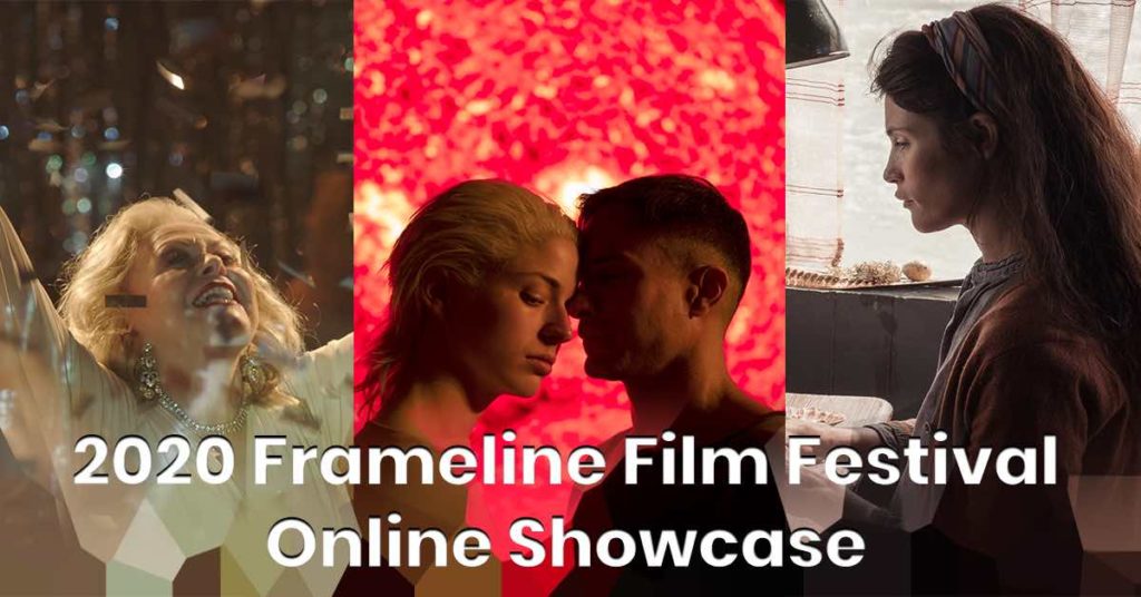 Highlights from the 2020 Frameline Film Festival Online Showcase include Stage Mother (left), Ema (centre), and Summerland (right)