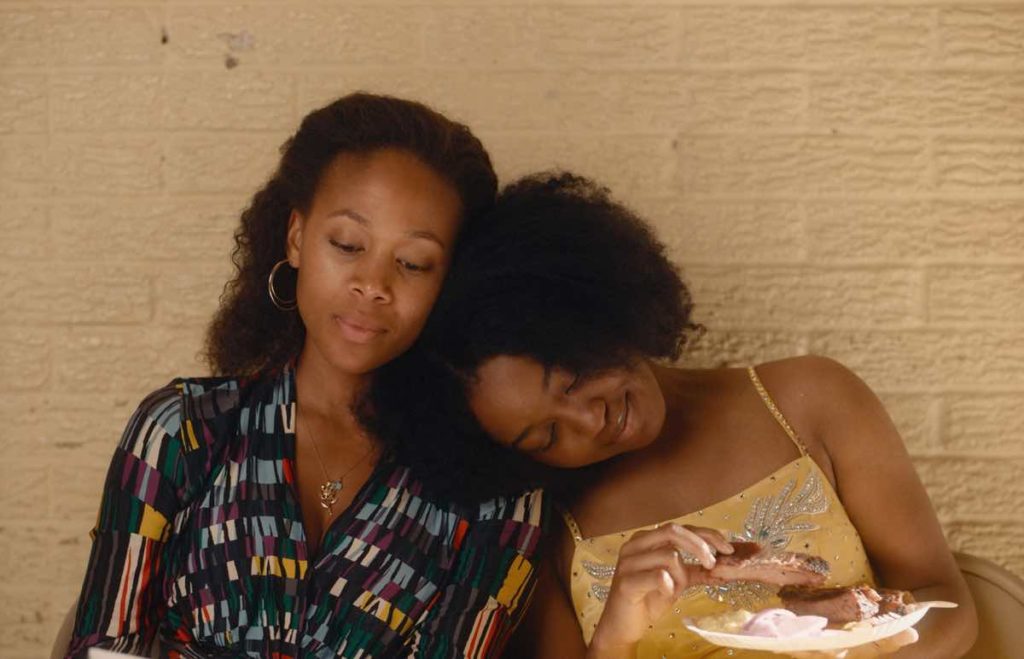 (L-R) Nicole Beharie as Turquoise and Alexis Chikaeze as Kai in Miss Juneteenth. Photo Courtesy of Vertical Entertainment.
