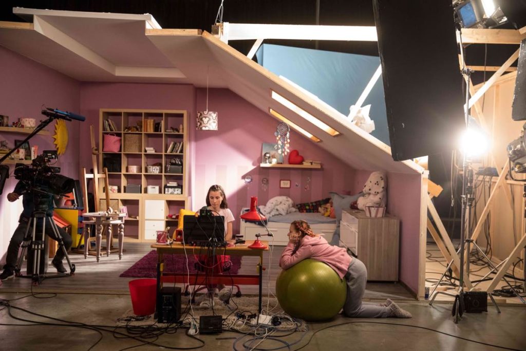 Still of the children's bedroom set in the documentary Caught in the Net, courtesy of Festival du Nouveau Cinema