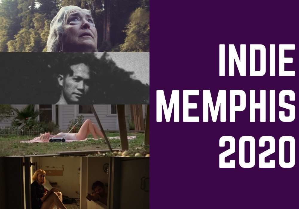 The text 'Indie Memphis 2020' accompanied by images from the four films that will be discussed in this article.