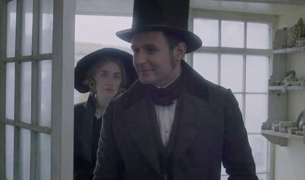 James McArdle wears a top hat and suit in Ammonite, in which he gives one of the best supporting performances of 2020.
