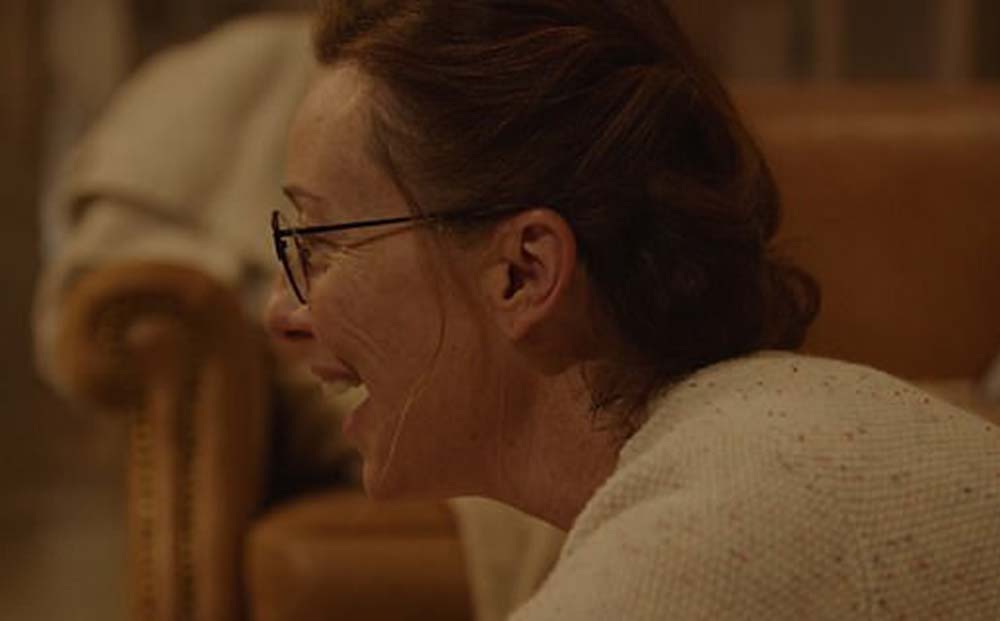 A closeup of Molly Parker in Pieces of a Woman, in which she gives one of the best supporting performances of 2020.