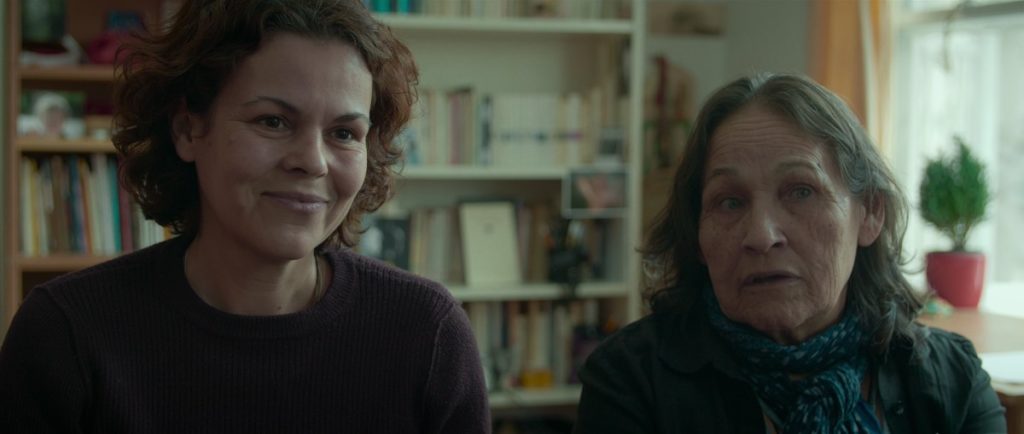 Joséphine Bacon (right) with her editor in Call Me Human (Je m'appelle human), directed by Kim O'Bomsawin