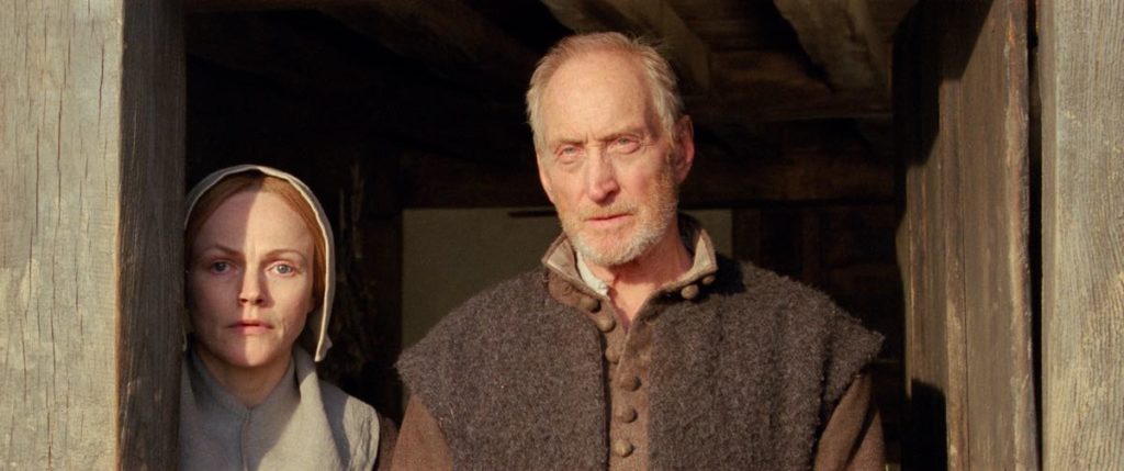 Maxine Peake stars as Fanny Lye and Charles Dance plays her husband in Thomas Clay's Fanny Lye Deliver'd (retitled The Delivered for its US VOD release)