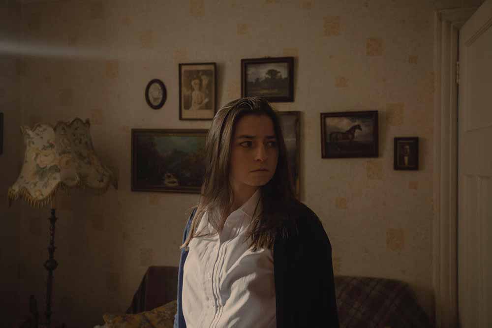A still from You Are Not My Mother, featuring Hazel Doupe, one of the most exciting emerging actors at TIFF 2021.