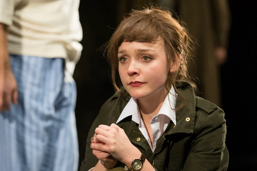 Olivia Vinall as Cordelia in The National Theatre's production of King Lear directed by Sam Mendes.