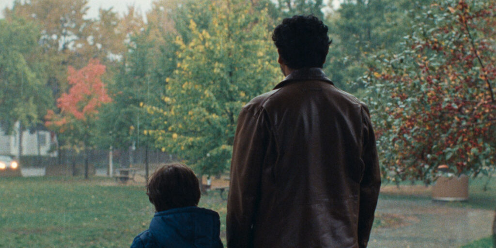 Still of Camilo and his grandson outside of Montreal, visiting Camilo's daughter at a rehab centre in the film Coyote. Photo courtesy of TIFF. Camilo gets awoken by his grandson around whom his world starts to revolve in Katherine Jerkovic's film Coyote. Photo courtesy of TIFF. Coyote is discussed in the context of fellow films at TIFF about Canadian immigration stories Riceboy Sleeps and So Much Tenderness.